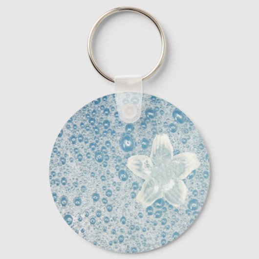 浮水百合 キーホルダー (正面)