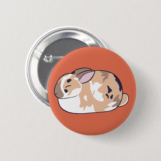 浮浪水針 缶バッジ (正面&裏面)