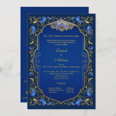 浮王室の気結婚事 招待状 (正面/裏面)