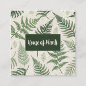 浮生シダ スクエア名刺 (正面)