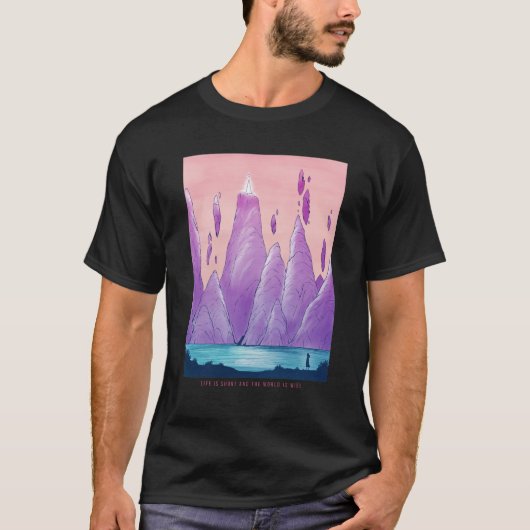 浮石ファンタジー景観 Tシャツ (正面)