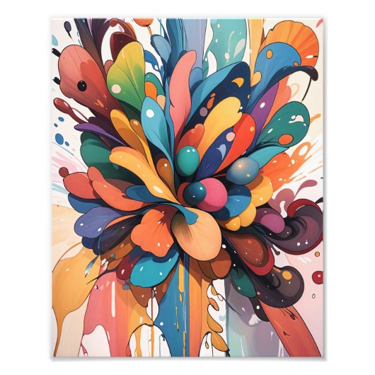 浮絵を描流水 フォトプリント (正面)