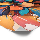 浮絵を描流水 ポスター (角)