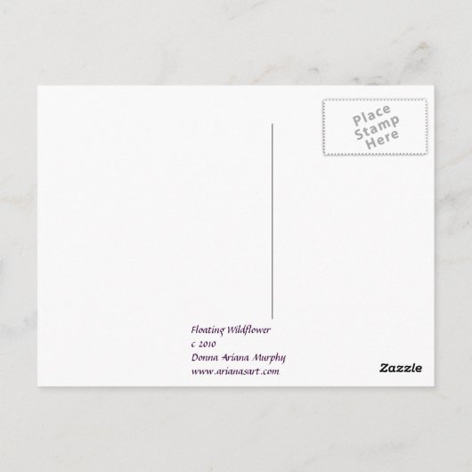 浮花 ポストカード (裏面)