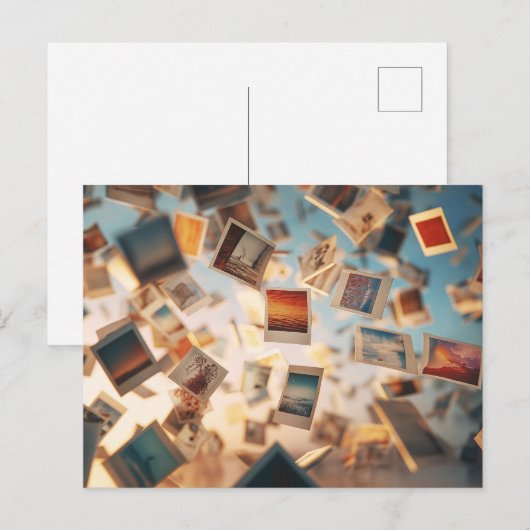 浮遊するポラロイドの記憶 ポストカード (正面/裏面)