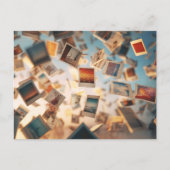 浮遊するポラロイドの記憶 ポストカード (正面)