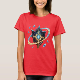 浮遊する剣と幻想の紋章 – 魔法のエネルギー Tシャツ