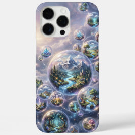 浮遊する宇宙の泡の中の幻想世界 iPhone 16 PRO MAXケース