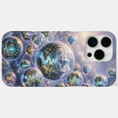 浮遊する宇宙の泡の中の幻想世界 Case-Mate iPhoneケース (裏面 (横))