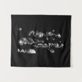 浮遊する有機的異常 タペストリー (正面(横))