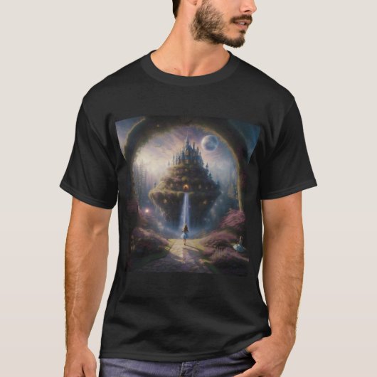 浮遊する未来の芸術 Tシャツ (正面)