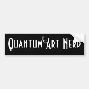浮遊エイリアンとのQuantumの芸術Nerd© バンパーステッカー