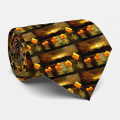 浮遊スーツのトランプのポーカーのタイ ネクタイ (ロール)