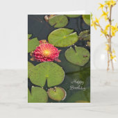 浮遊ダリア カード (黄色い花)