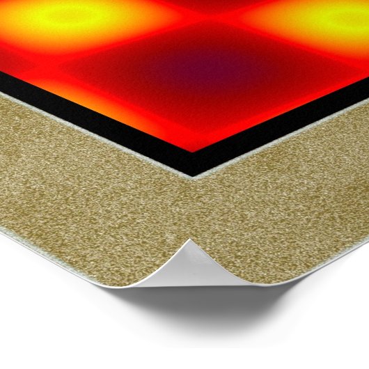 浮遊光学錯覚 ポスター (角)