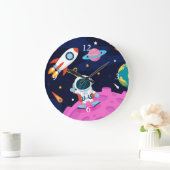 浮遊宇宙の技術 ラージ壁時計 (ホーム)