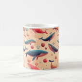 浮遊宇宙鯨類 コーヒーマグカップ (中央)