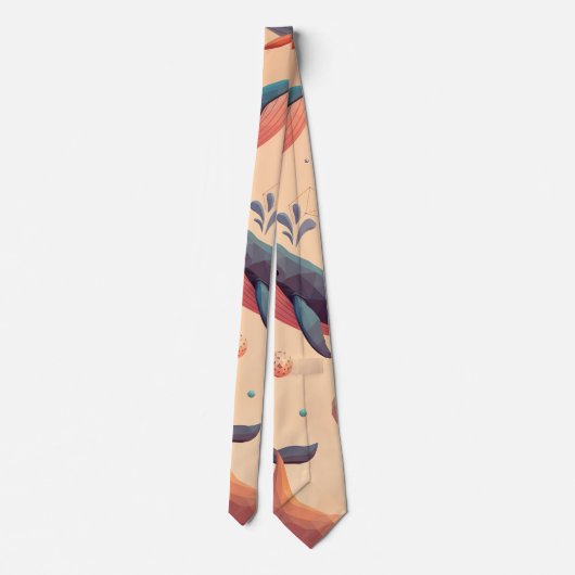 浮遊宇宙鯨類 ネクタイ (裏面)