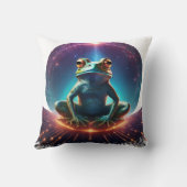 浮遊小惑星に乗ったハガエルのポーズ クッション (裏面)