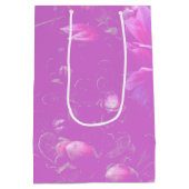 浮遊性つつじ花マウヴ ミディアムペーパーバッグ (裏面)