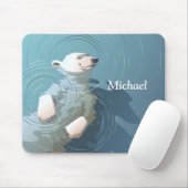 浮遊性北極熊 マウスパッド (マウス)