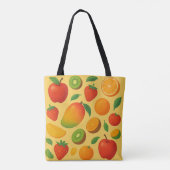 浮遊果実 – 夏鮮やか模様 トートバッグ (裏面)