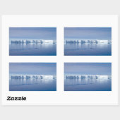 浮遊氷山 長方形シール (シート)