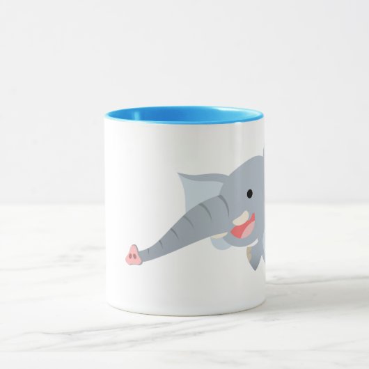 浮遊漫画象のマグ マグカップ (中央)