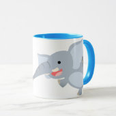 浮遊漫画象のマグ マグカップ (正面右)