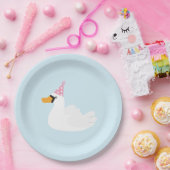 浮遊物のプレートを泳ぎました ペーパープレート (パーティー)