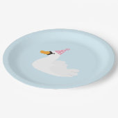 浮遊物のプレートを泳ぎました ペーパープレート (アングル)