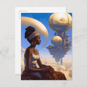 浮遊都市未来型科学小説 ポストカード (正面/裏面)