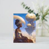 浮遊都市未来型科学小説 ポストカード (スタンド正面)