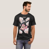 浮遊雲の魚 Tシャツ (正面フル)