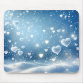 浮雪ハート マウスパッド (正面)