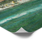 浴場と桟橋の景色 ポスター (角)