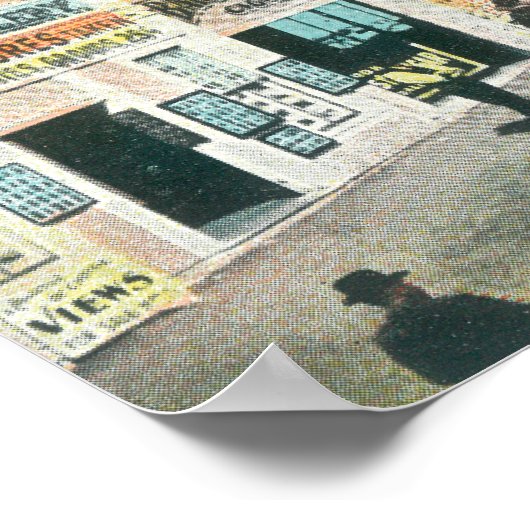 浴場の外観 ポスター (角)