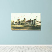 浴場の外観(ロスバノス) キャンバスプリント (インサイチュ (ウッドフロア))