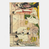 浴場1780年 キッチンタオル (縦)