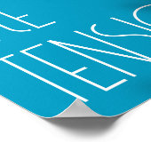 浴室おもしろい引用文標識ポスター ポスター (角)