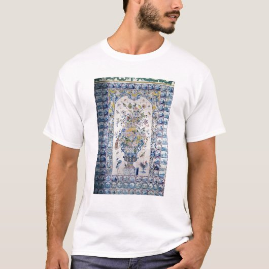 浴室からのデルフトのタイルのパネル Tシャツ (正面)