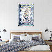 浴室からタイルパネルを取り外す キャンバスプリント (インサイチュ (寝室))