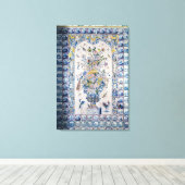 浴室からタイルパネルを取り外す キャンバスプリント (インサイチュ (ウッドフロア))