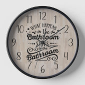 浴室に残るもの 壁時計 (正面)
