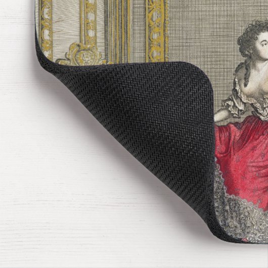 浴室のために衣服をとっている女性出版されたc.1688-90 マウスパッド (コーナー)