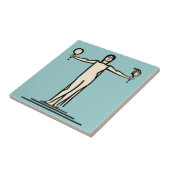 浴室のタイルのヴィンテージのフランス人のアールデコ タイル (側面)