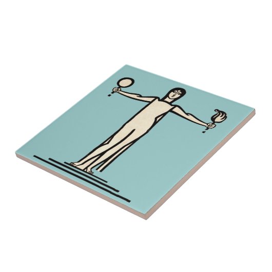 浴室のタイルのヴィンテージのフランス人のアールデコ タイル (側面)