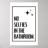 浴室のポスターにはセルフィーは載っていない ポスター (正面)