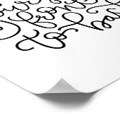 浴室の前から後ろまで自分で拭おもしろいく ポスター (角)