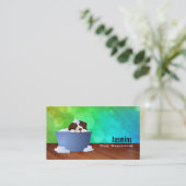 浴室の名刺の犬 名刺 (スタンド正面)